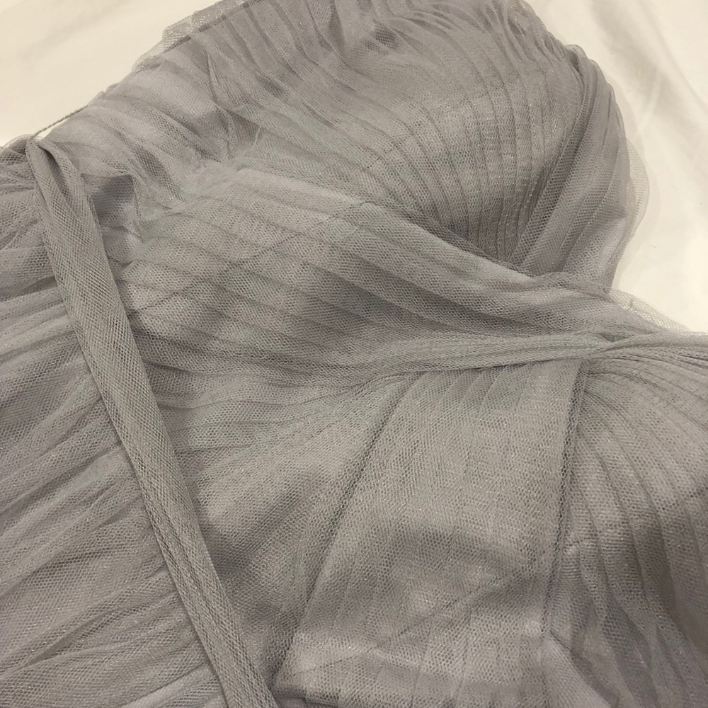 Strapless Gray Mini Cocktail Dress NWT - Picture 3 of 7